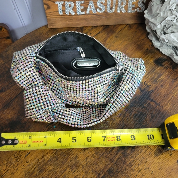 Like New Montana West Crystal Embellished Handbag aurora borialis - Picture 8 of 11